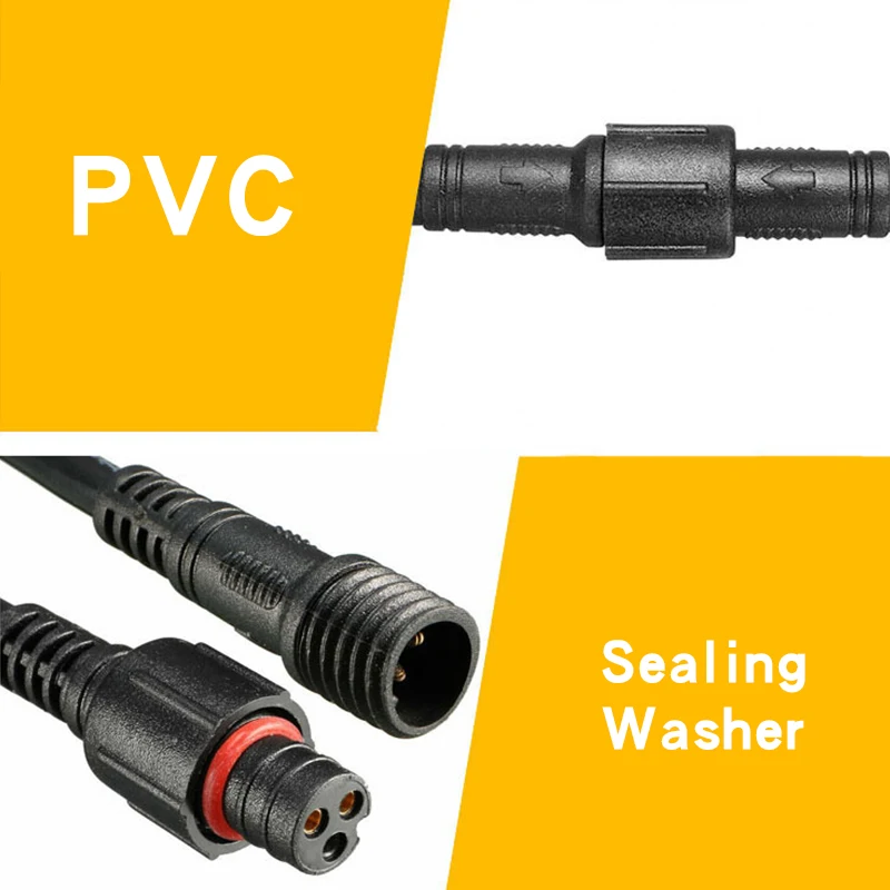 M10 Waterproof Connector 2Pin  - огляд і ціна Outdoor Power Strip Weatherproof