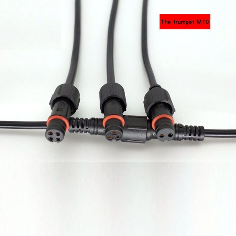 M10 Waterproof Connector 2Pin  - огляд і ціна Outdoor Power Strip Weatherproof